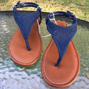 NEW Blue Sandals, Arizona Jean Company
